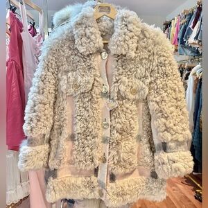 Goat Fur Leather Jacket